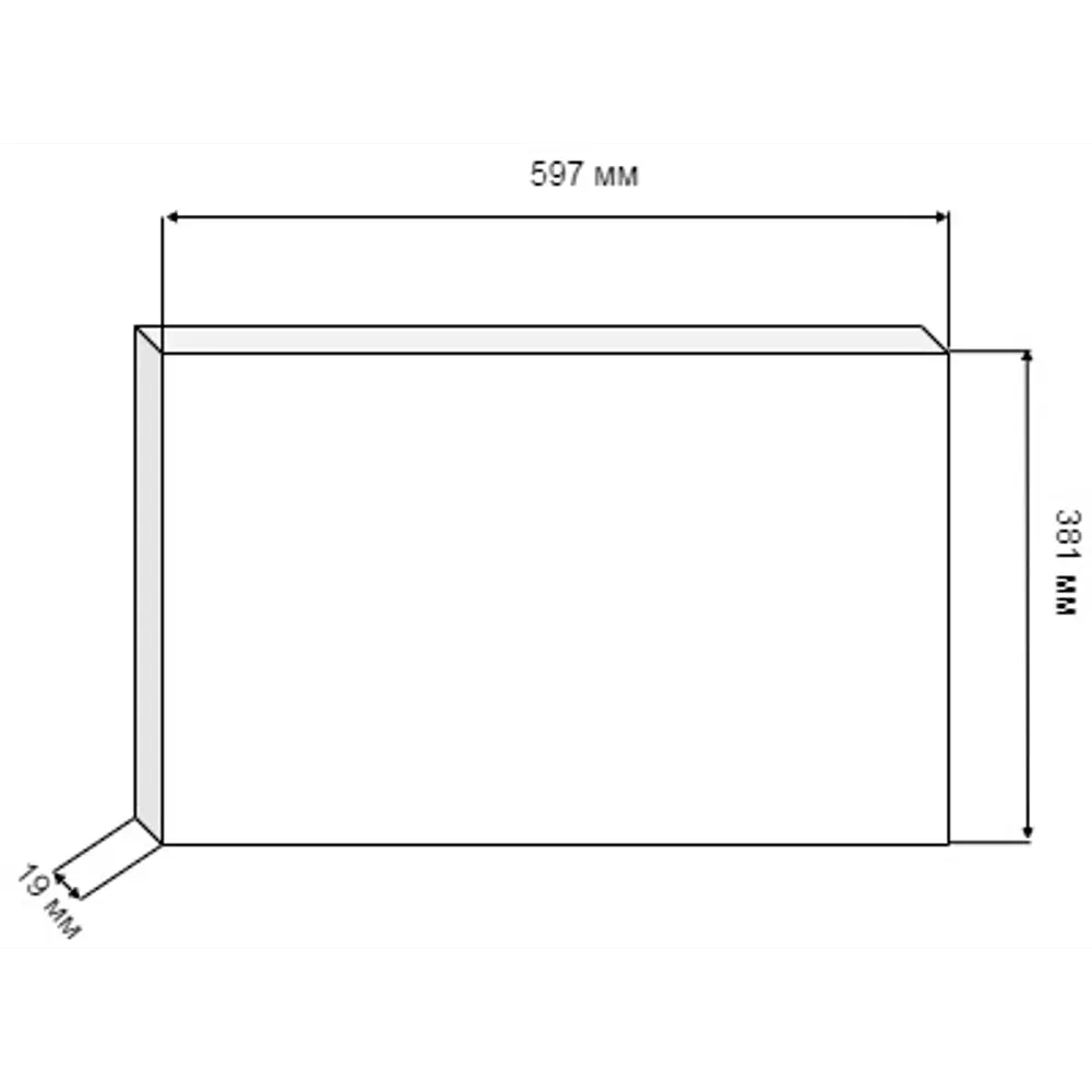 Фасад кухонный KONSENSA Оксфорд 60×38 см бежевый МДФ 89366059 STLM-1577420 - Вид №6