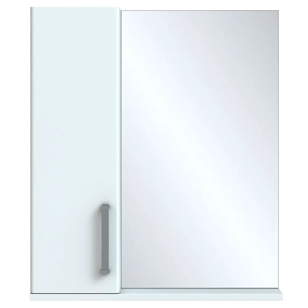 Шкаф для ванной зеркальный подвесной Vigo Eggo 60x70 см цвет белый STLM-2000041