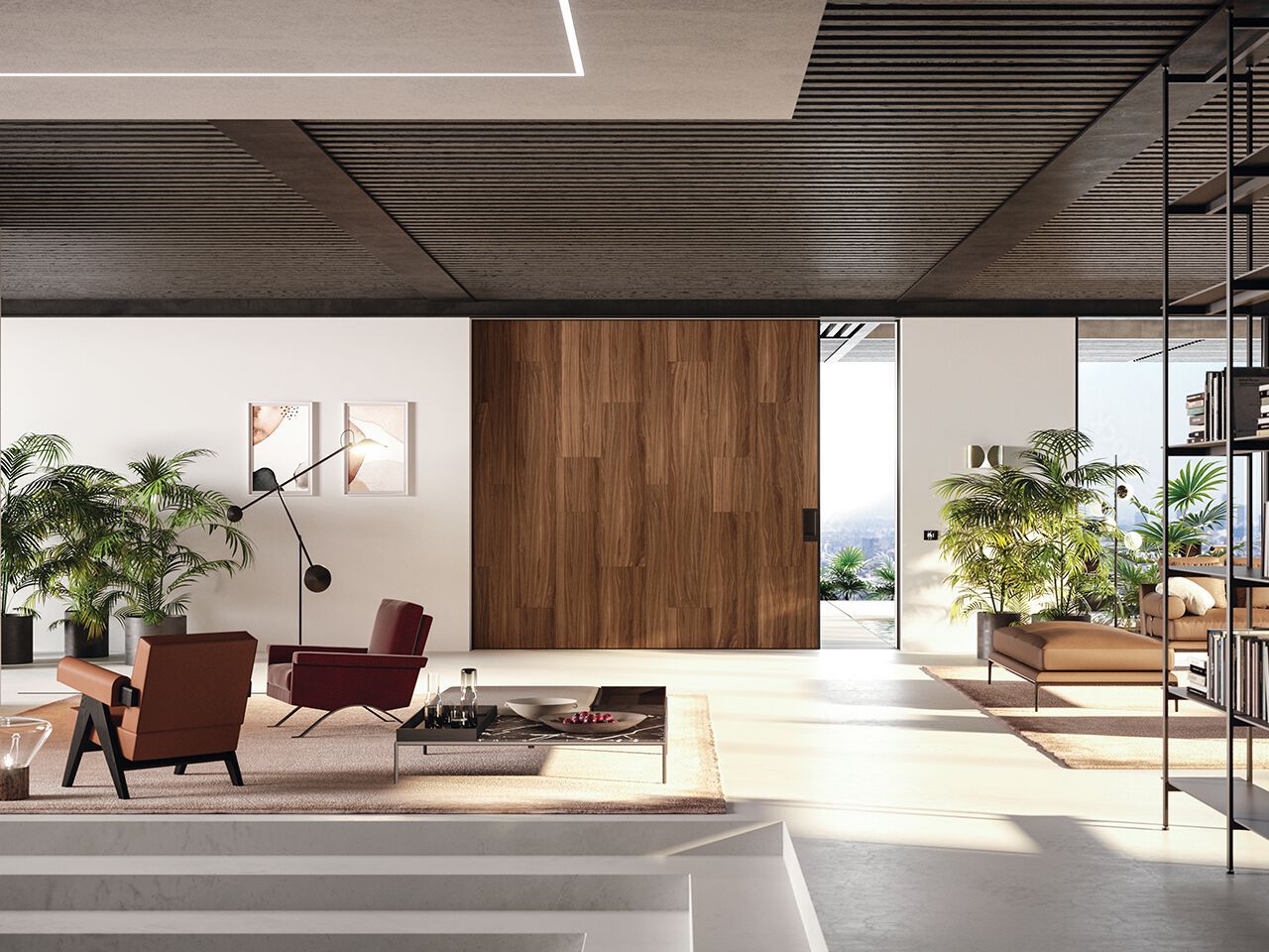 Раздвижная бронированная входная дверь Oikos Парус ARCH-00103083 - Вид №3