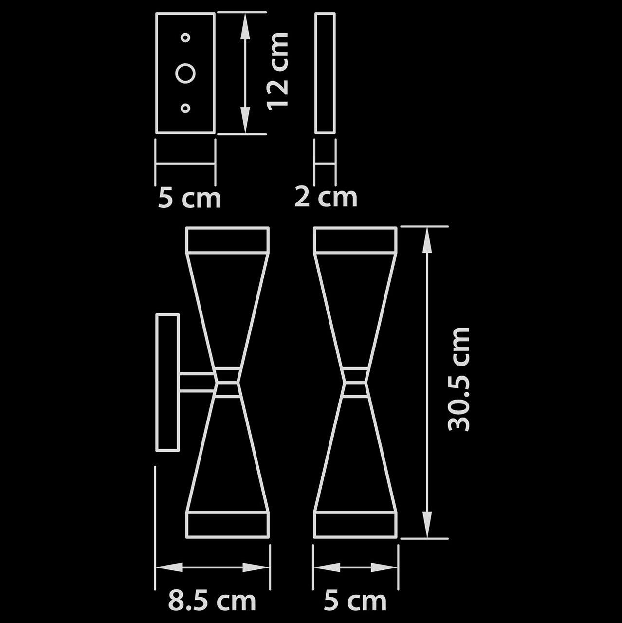 Бра Lightstar Punto 807624 LIGHTSTAR ОРИГИНАЛЬНЫЕ 077595 Прозрачный;хром  - Вид №1