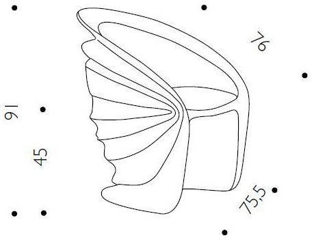 Driade Кресло полиэтиленовое с подлокотниками sun-id-1481483 - Вид №8