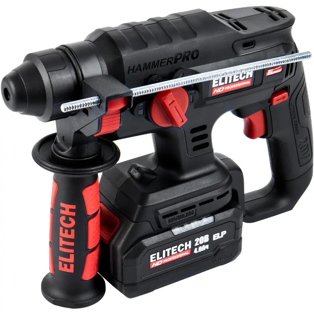 Аккумуляторный перфоратор ELITECH HD CRH2022SL SDS-plus 20В с АКБ 4Ач 89399015 STLM-1533229 - Вид №1