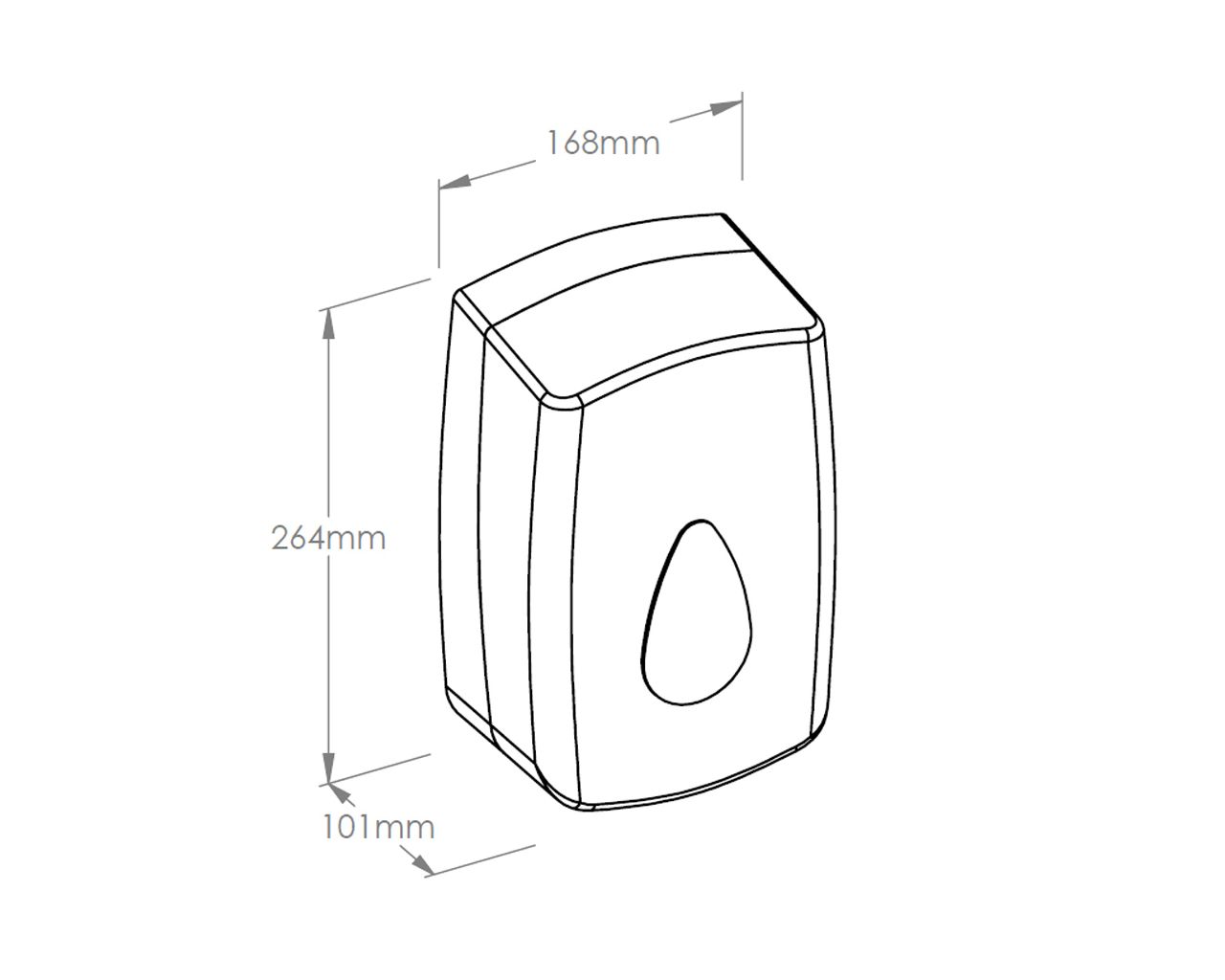 DUH507 UNIQUE AUTOMATIC CHARMING LINE автоматический бесконтактный дозатор пенного мыла Merida  - Вид №1