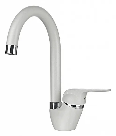 1024, АРКТИК (БЕЛЫЙ), СМЕСИТЕЛЬ КУХОННЫЙ GRANULA 1024-ST65 - Вид №1