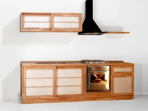 Cinius Кухня на заказ из дерева без ручек