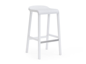 Высокий стул из ясеня с подставкой для ног