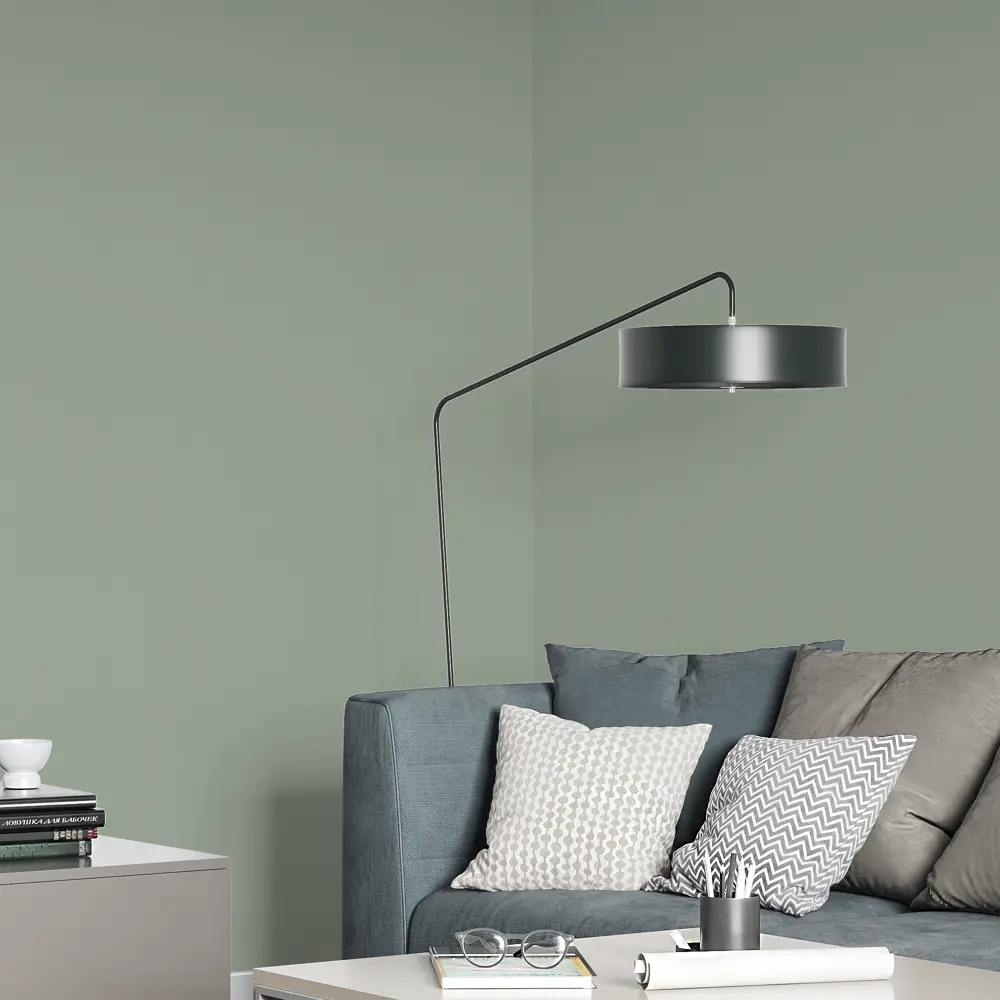 Обои флизелиновые KREAFORTA Palau - изысканный зеленый для современного интерьера 89413547 STLM-1567208 - Вид №5