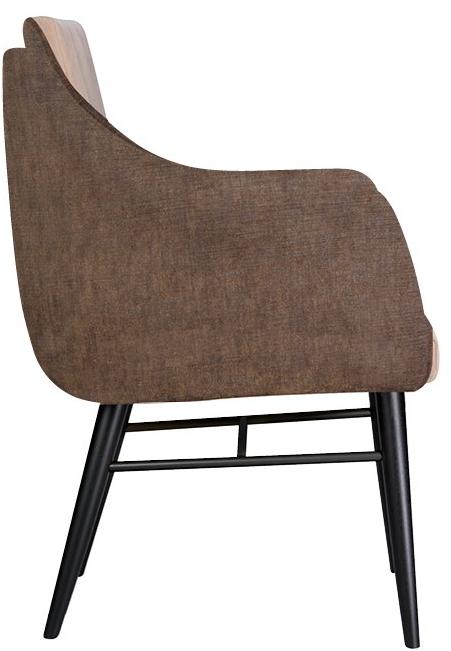 ALMA DESIGN Стул из ткани с подлокотниками Magenta 2120 - Вид №2