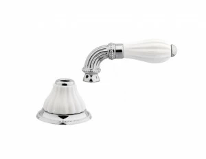 233527.0000.00 Обрезка комплект с фарфоровой ручкой для запорного клапана Золото 24К