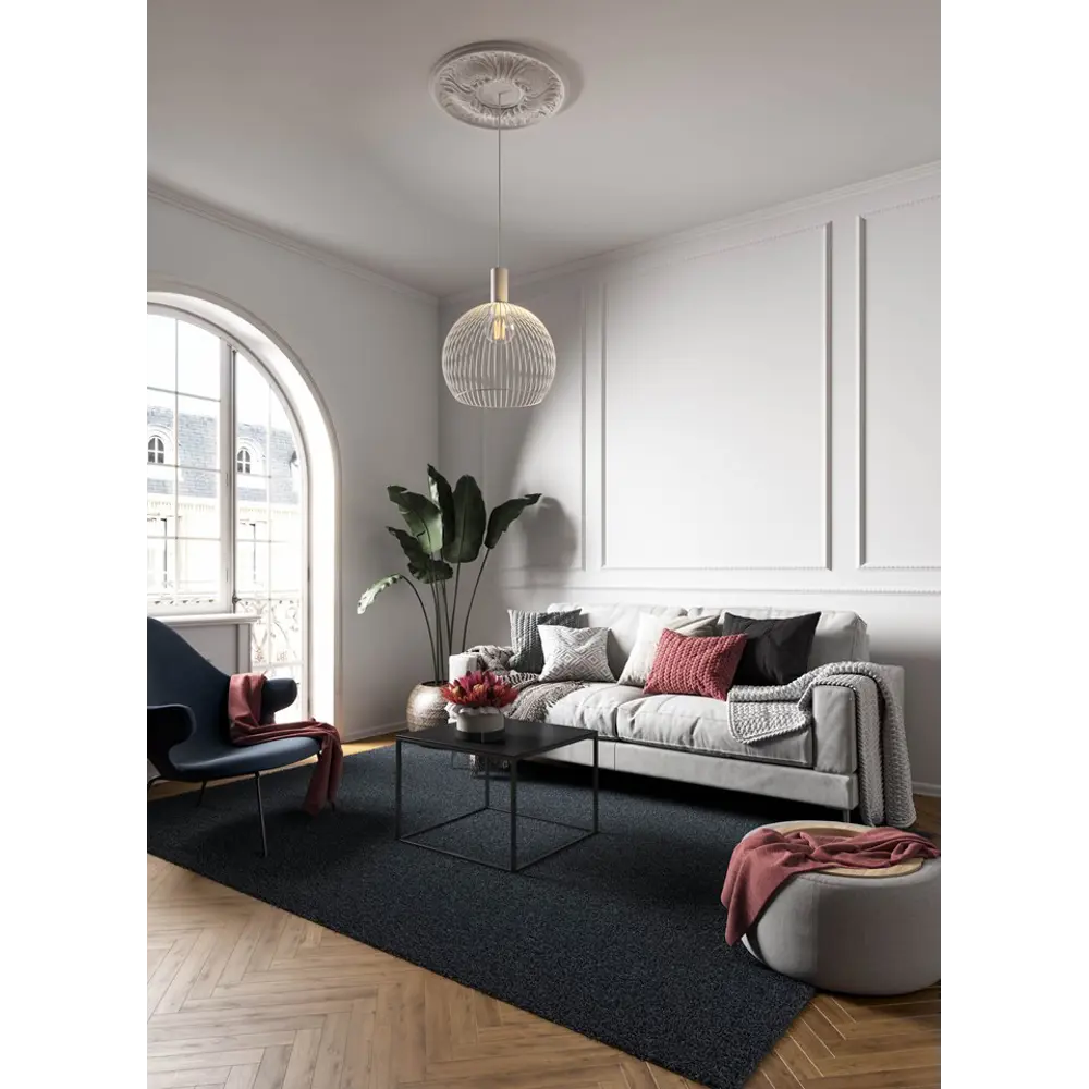 Плинтус потолочный NMC LX-23 белый 200x22x22 мм 89426311 STLM-1565400 - Вид №2