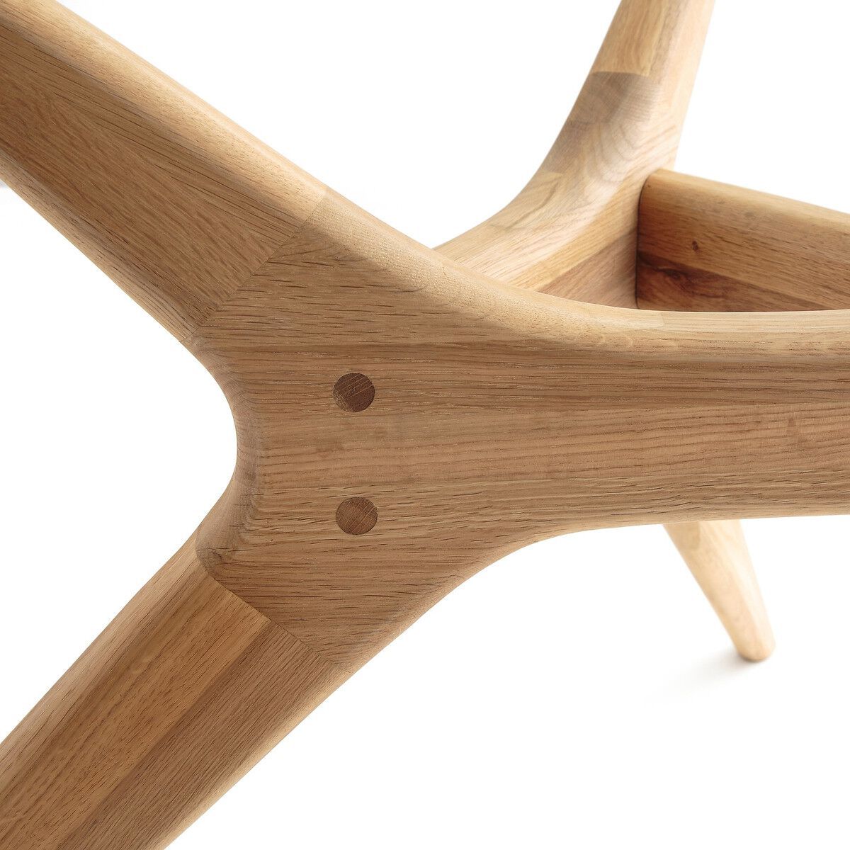 Круглый стол из закаленного стекла и дуба AMPM Maricielo ARCH-00113283 - Вид №2