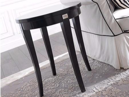 Gianfranco Ferré Home Круглый журнальный столик из лакированного бука Wayne sun-id-1366186 - Вид №1