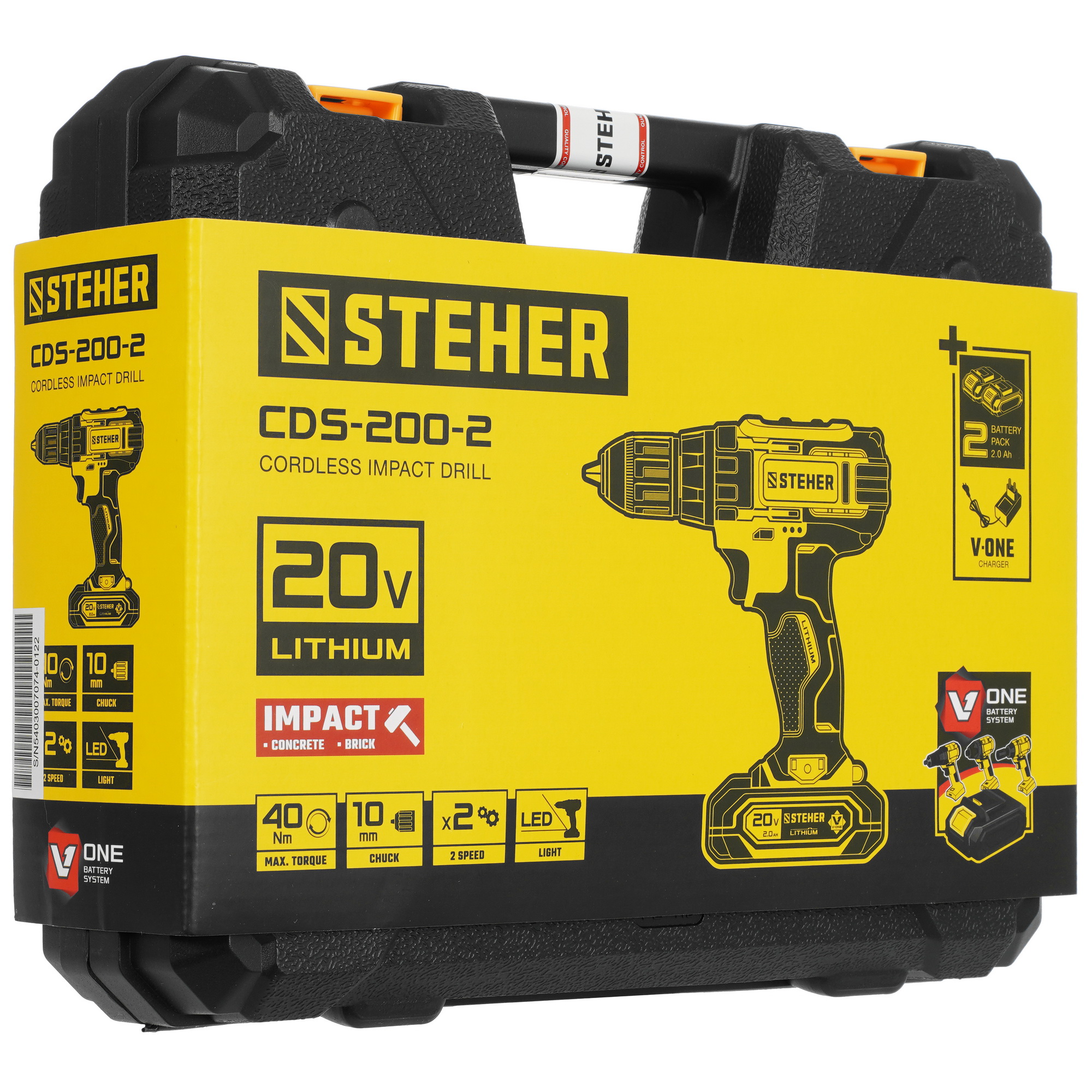 Дрель-шуруповерт STEHER CDS-200-2 9963360 STDN-0124899 - Вид №10