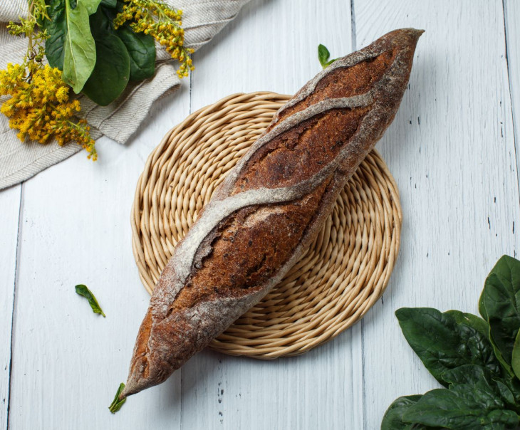 7070 Багет с семенами льна Вкусляндия  - Вид №1