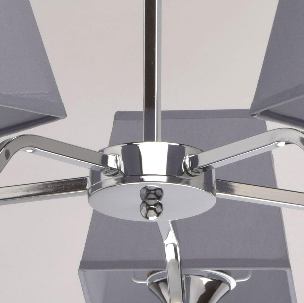 Потолочная люстра De Markt City Конрад 6 667011405 DE MARKT КОНРАД 187952 Серый  - Вид №1