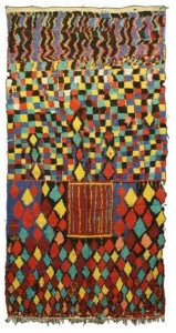 AFOLKI Прямоугольный шерстяной коврик с рисунком Azilal Taa698be