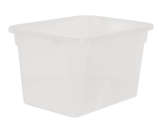 kont1-4 Контейнер бытовой 37 L. 510х380х292 (прозрачный) Цветочная коллекция 