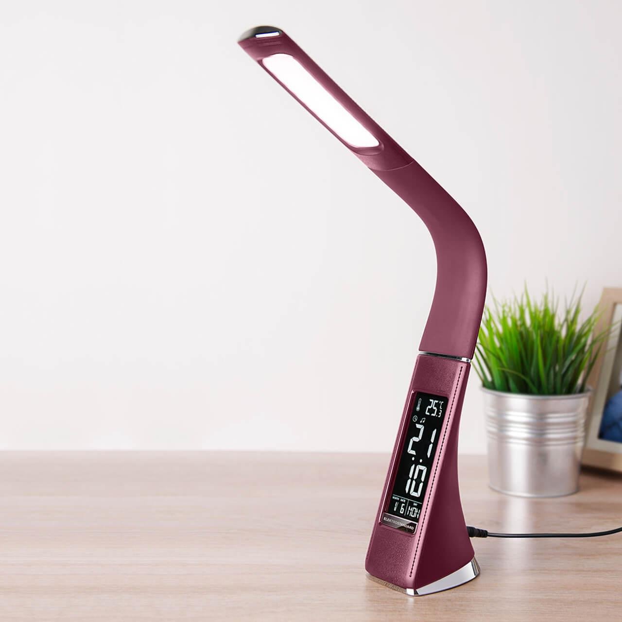 Настольная лампа Elektrostandard Elara бордовый 4690389111655 ELEKTROSTANDARD КЛАССИЧЕСКИЕ 195522 Красный  - Вид №1