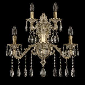 Бра настенное золотистое Bohemia Ivele 7102B16 BOHEMIA IVELE СВЕЧА 00-3889075 Золото