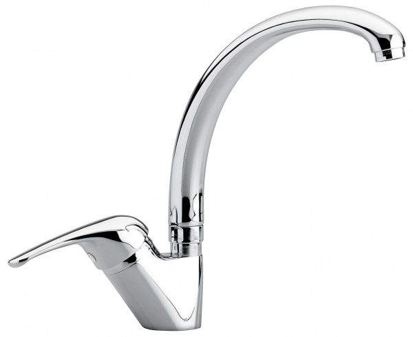 9087G Смеситель Ambra для кухни, цвет черный гранит Santreyd 