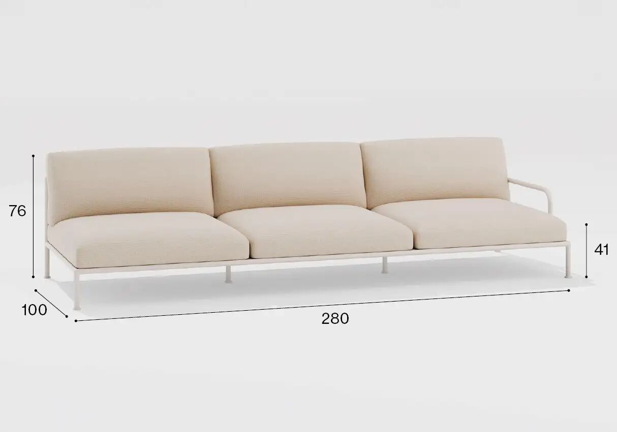 Тканевый садовый диван с подлокотниками FAST Roè ARCH-00069890 - Вид №13