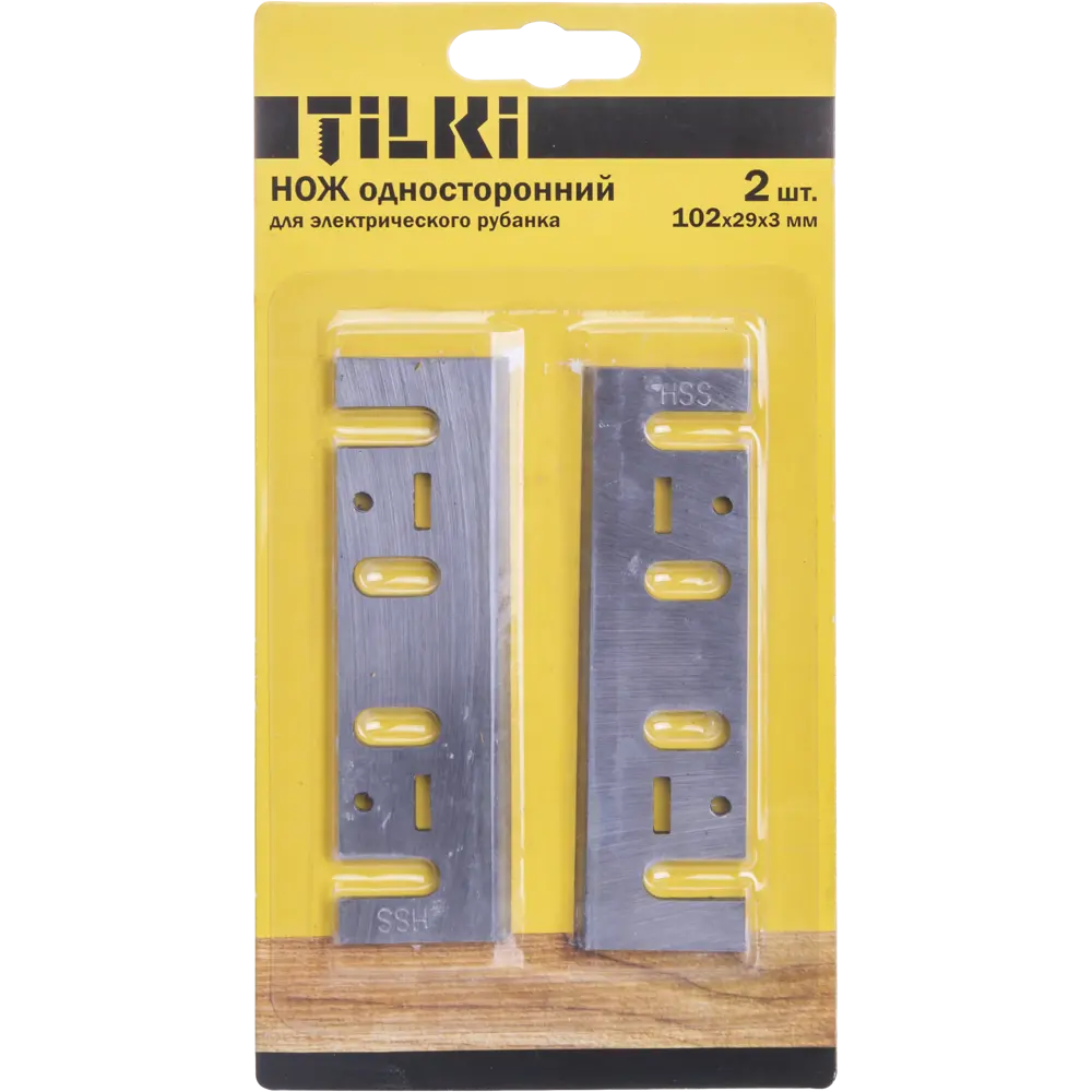 Нож для электрорубанка односторонний Tilki 102x29x3 мм, 2 шт STLM-2069876 - Вид №2