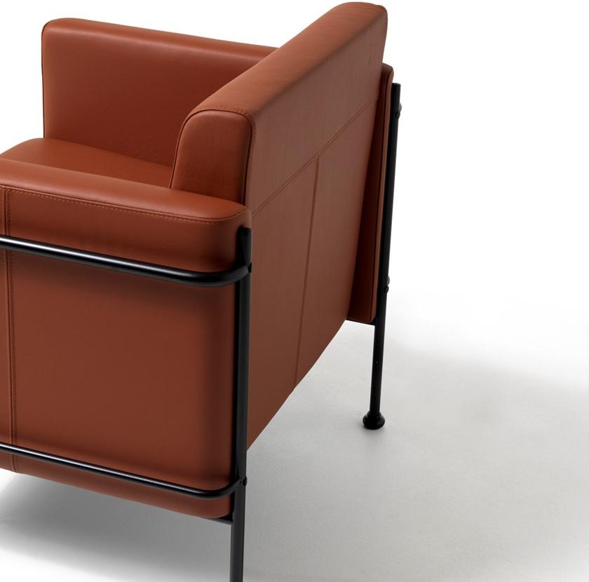 Diemme Кожаное кресло с подлокотниками Jazz sun-id-1381625 - Вид №3
