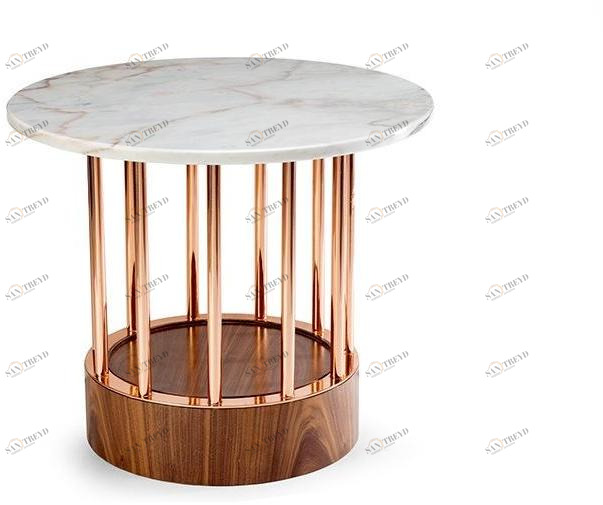 Mambo Unlimited Ideas Высокий мраморный стол sun-id-1442349