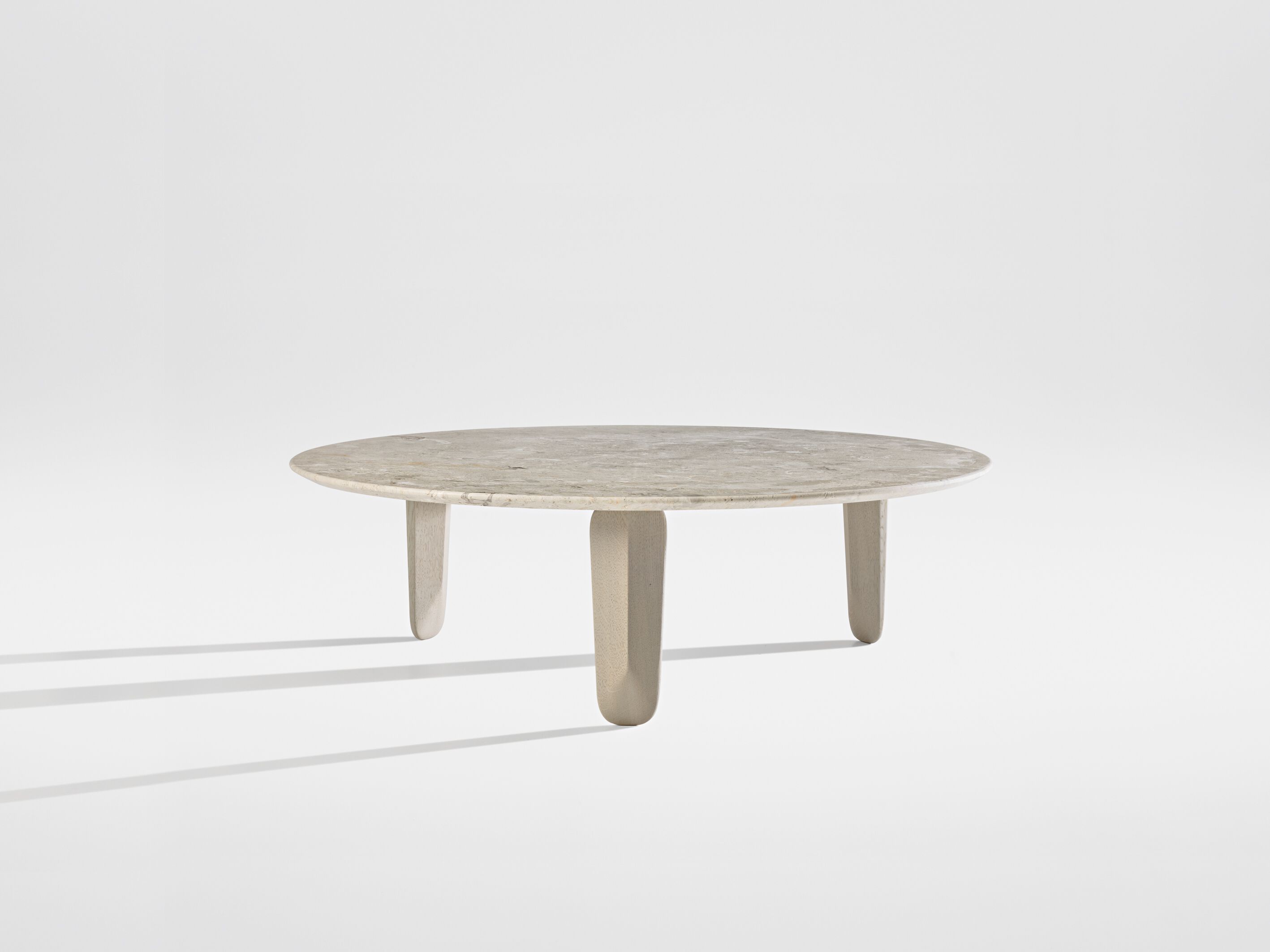 Круглый мраморный журнальный столик ZEITRAUM Kuyu ARCH-00092797