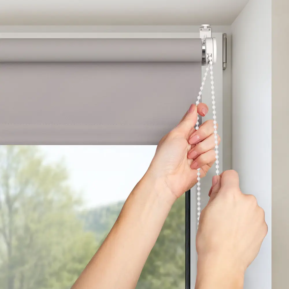 Штора рулонная блэкаут 60x160 см серая PRAKTO BLACKOUT STLM-2206394 - Вид №5