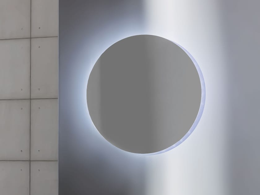 Круглое зеркало со встроенным настенным освещением Sovet Italia BOSTON ARCH-00101735