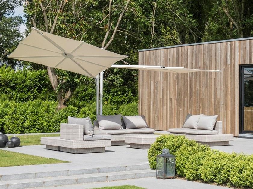 Umbrosa Двойной квадратный алюминиевый зонт с боковой стойкой Spectra sun-id-1356251 - Вид №1