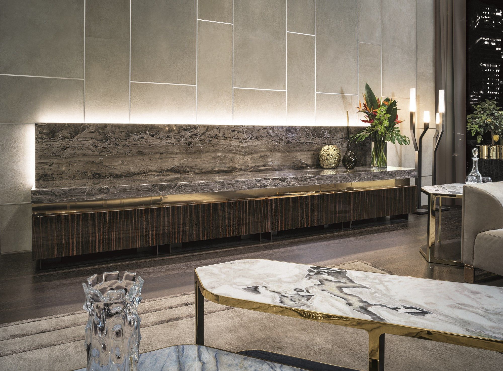 Низкий шестиугольный журнальный столик Longhi ARCH-00064758 - Вид №8