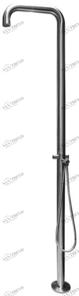 GUGLIELMI Открытый душ из нержавеющей стали с ручным душем Novo inox Fiad80803