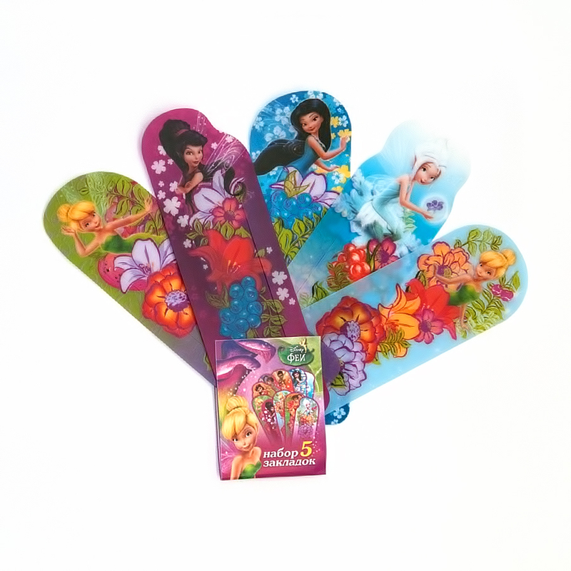 4257153 Набор фигурных закладок 5 шт. Феи Santreyd 