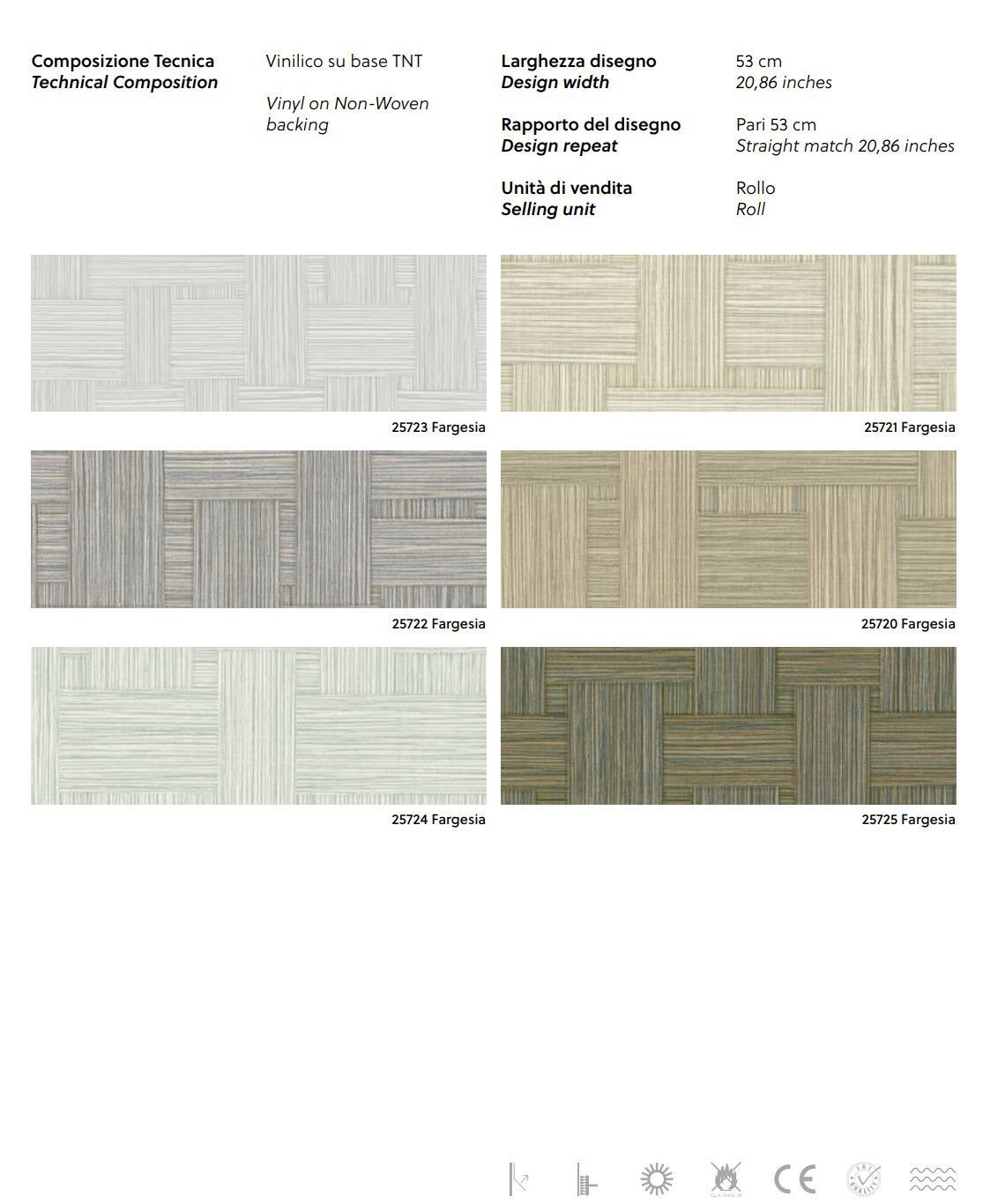 Геометрические обои Jannelli&Volpi ALTAGAMMA MATERIC ARCH-00000852 - Вид №1