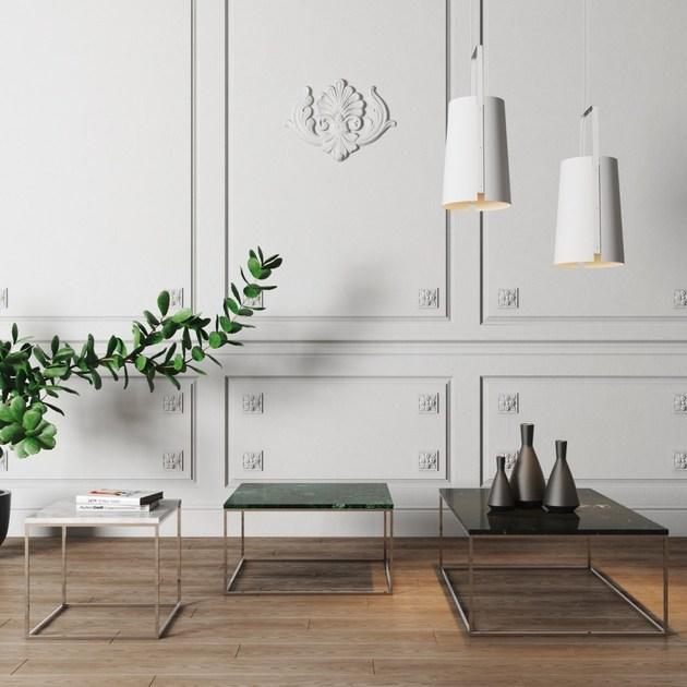 TemaHome Квадратный мраморный журнальный столик Gleam sun-id-1491550 - Вид №10