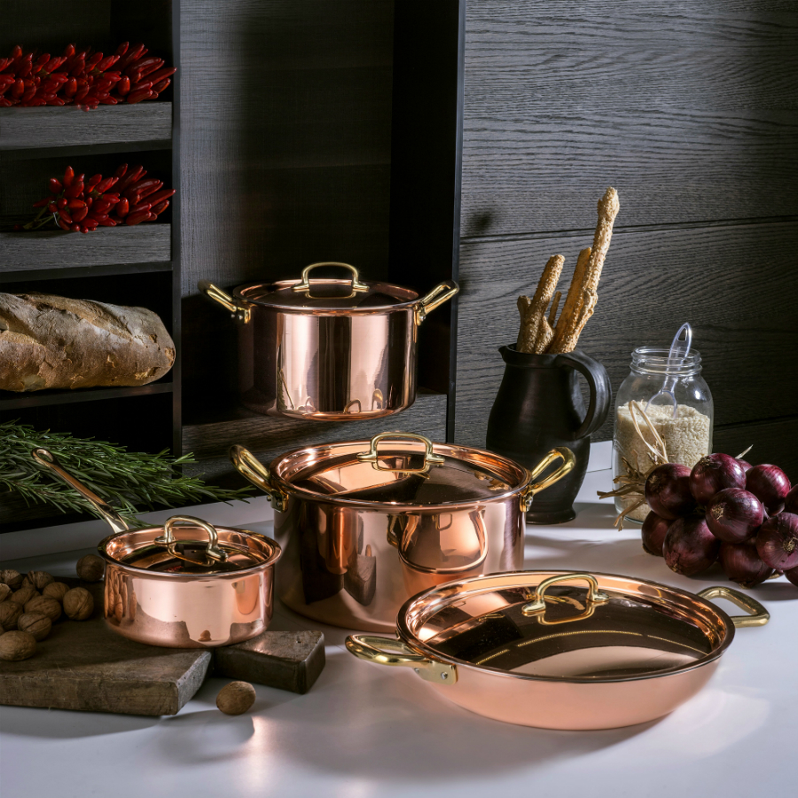 Кастрюля Gustibus, медь/нержавеющая сталь, Ø24 см, 6 л Ruffoni 2520724 - Вид №1
