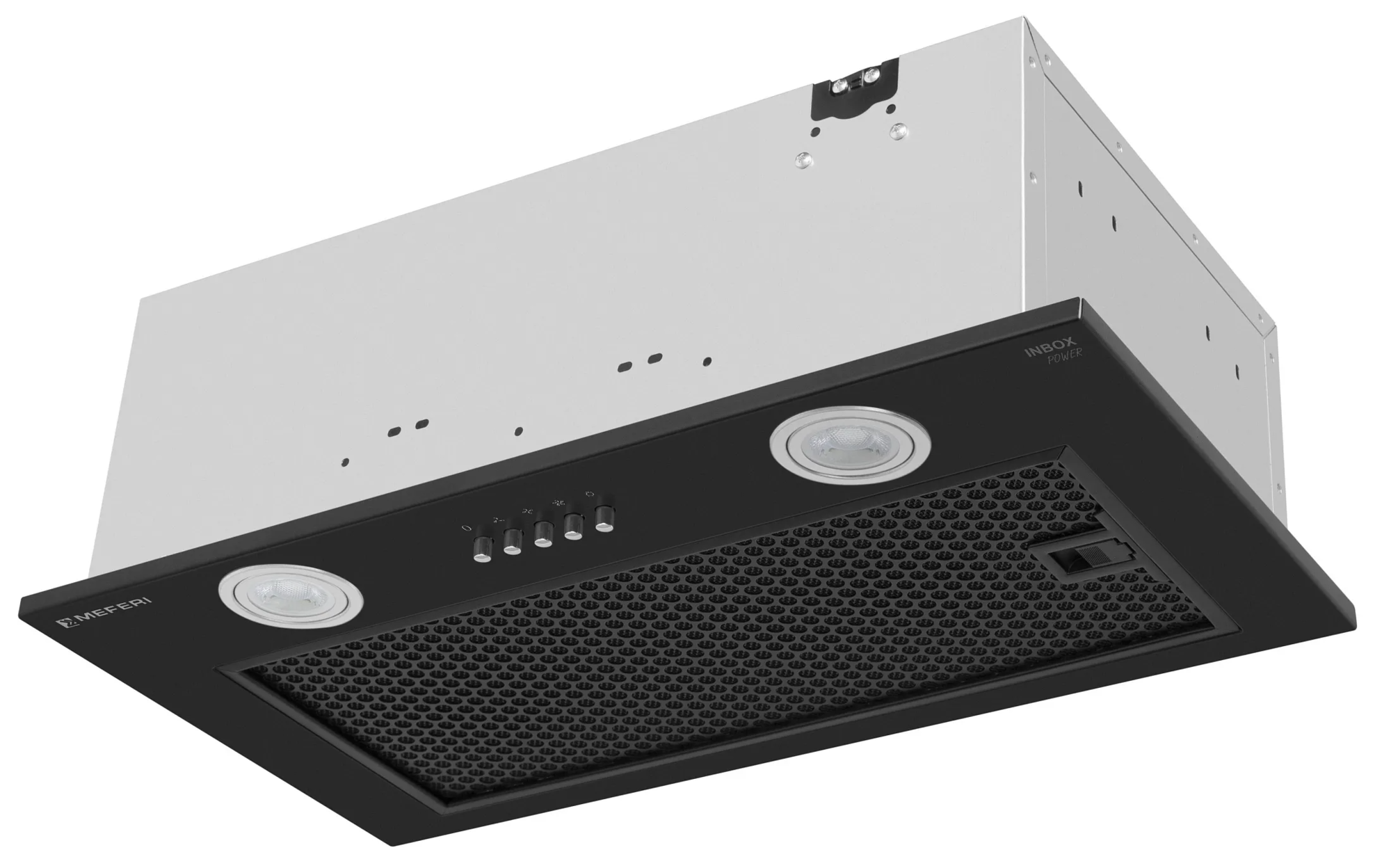 9168690 Вытяжка полновстраиваемая Meferi INBOX52BK POWER черный STDN-0113555 - Вид №2