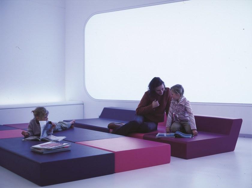 Quinze & Milan Низкий квадратный журнальный столик из пеноматериала qm Matrass sun-id-1352045 - Вид №2