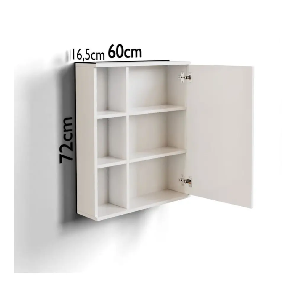 Зеркальный шкаф Santreyd Т-60 для ванной комнаты 72×60 см 89395477 ЛЦ STLM-1385991 - Вид №1