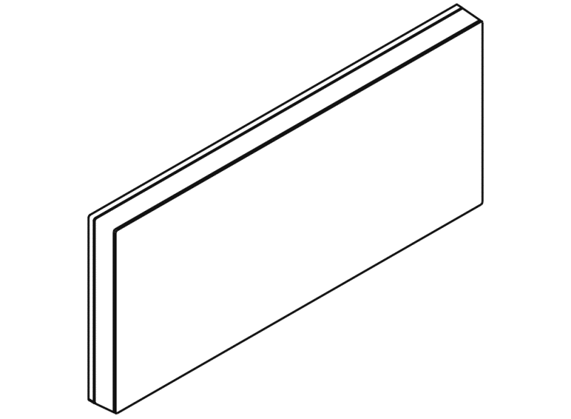 950.51.016XA монтажная пластина с крышкой HEWI System 800 K  - Вид №3