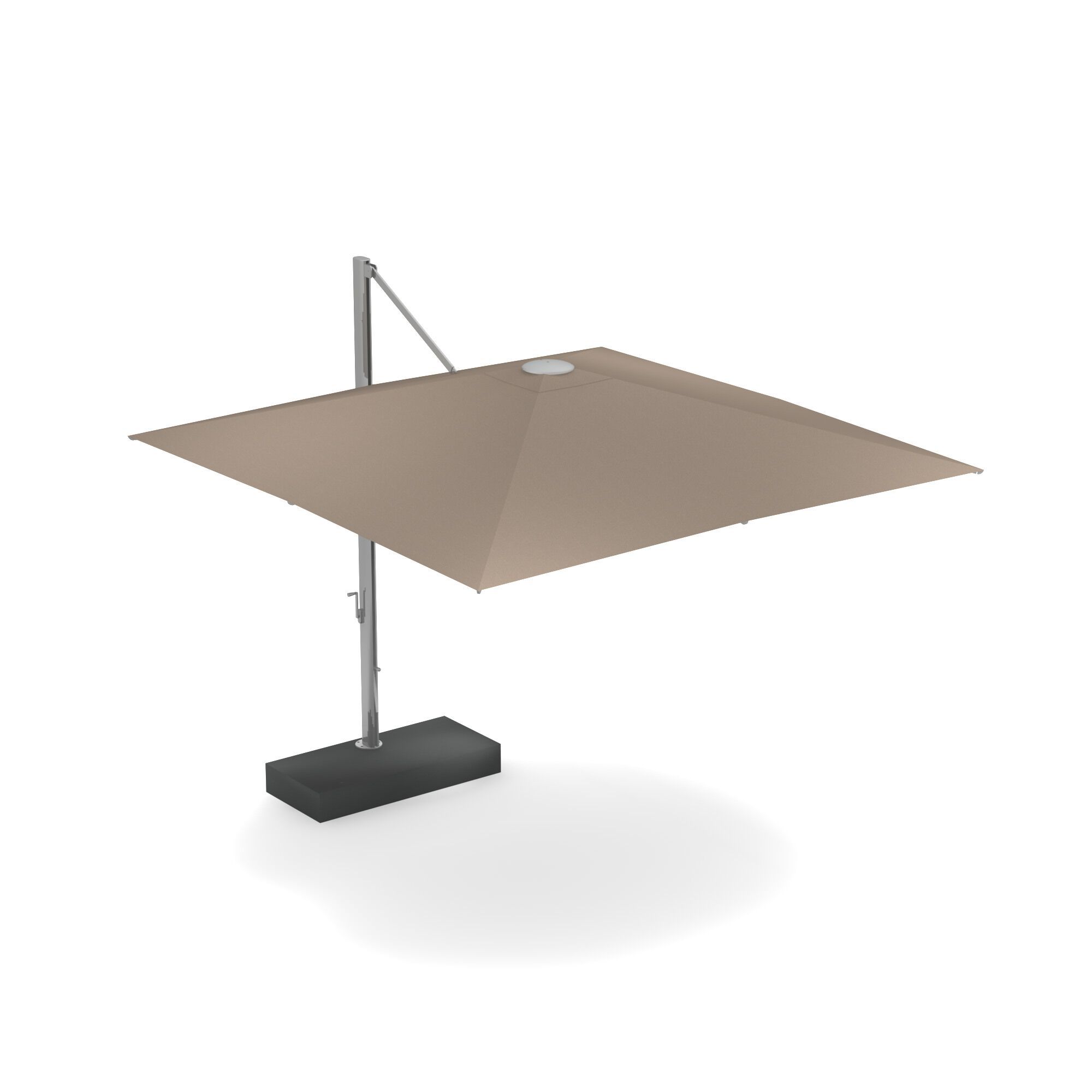 Квадратный тканевый зонтик с боковым полюсом emu Навона ARCH-00030112 - Вид №2