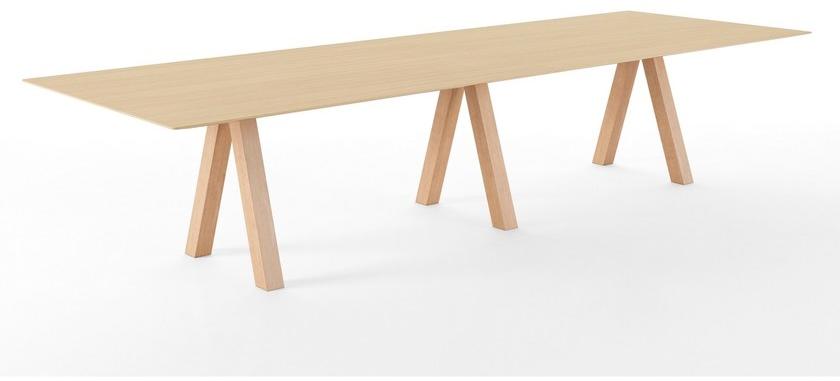 Viccarbe Прямоугольный стол из дуба Trestle sun-id-1436958 - Вид №12