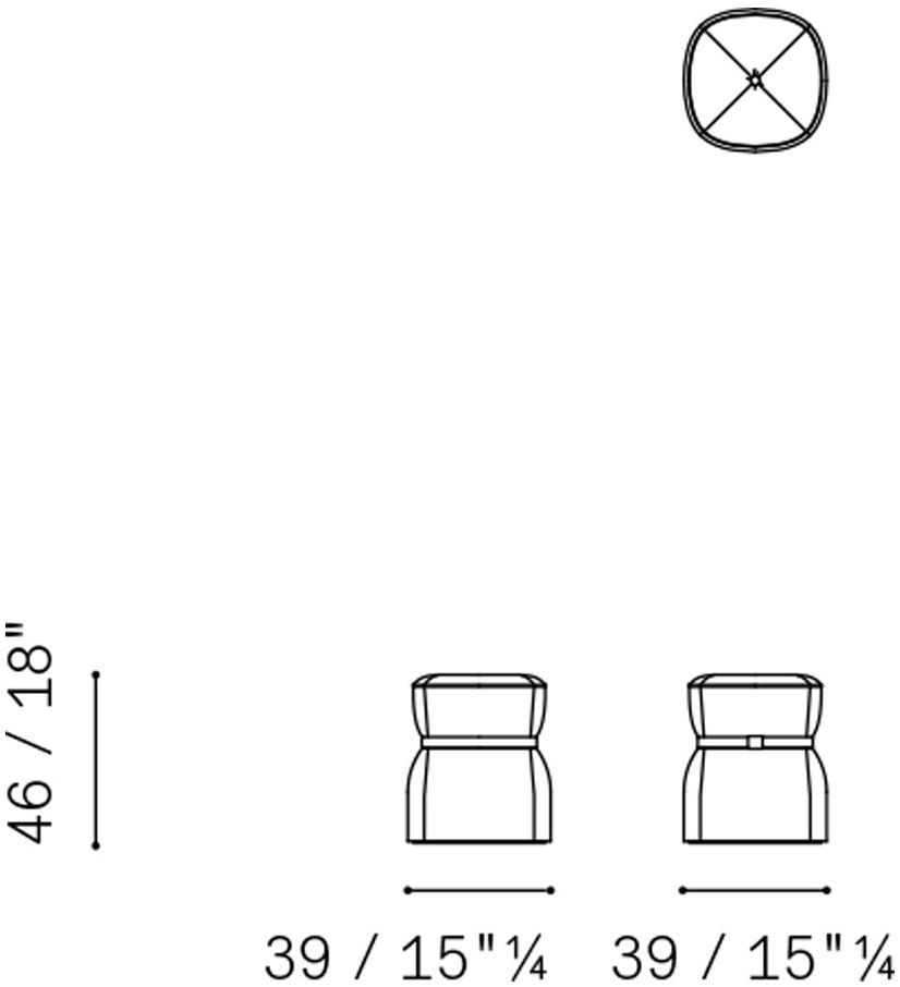 Poltrona Frau Мягкий стул из ткани La collezione - divani e poltrone sun-id-1486983 - Вид №2