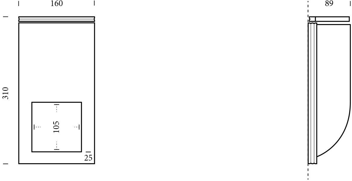 GESSO Ступенька настенная  802  - Вид №7