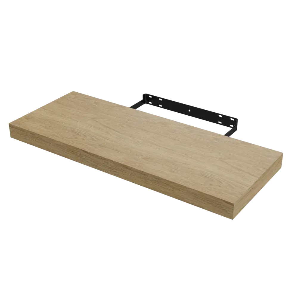 Полка настенная Spaceo Oak 60x23.5 см МДФ цвет дуб 82877532 STLM-2043845  - Вид №1