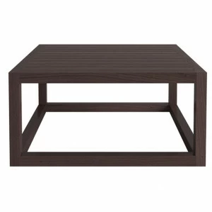 Журнальный столик квадратный коричневый N1 Palermo FURNITERA  120354 Коричневый