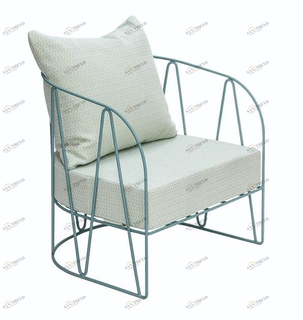 iSimar Садовое кресло из оцинкованной стали с подлокотниками Lagarto 9159