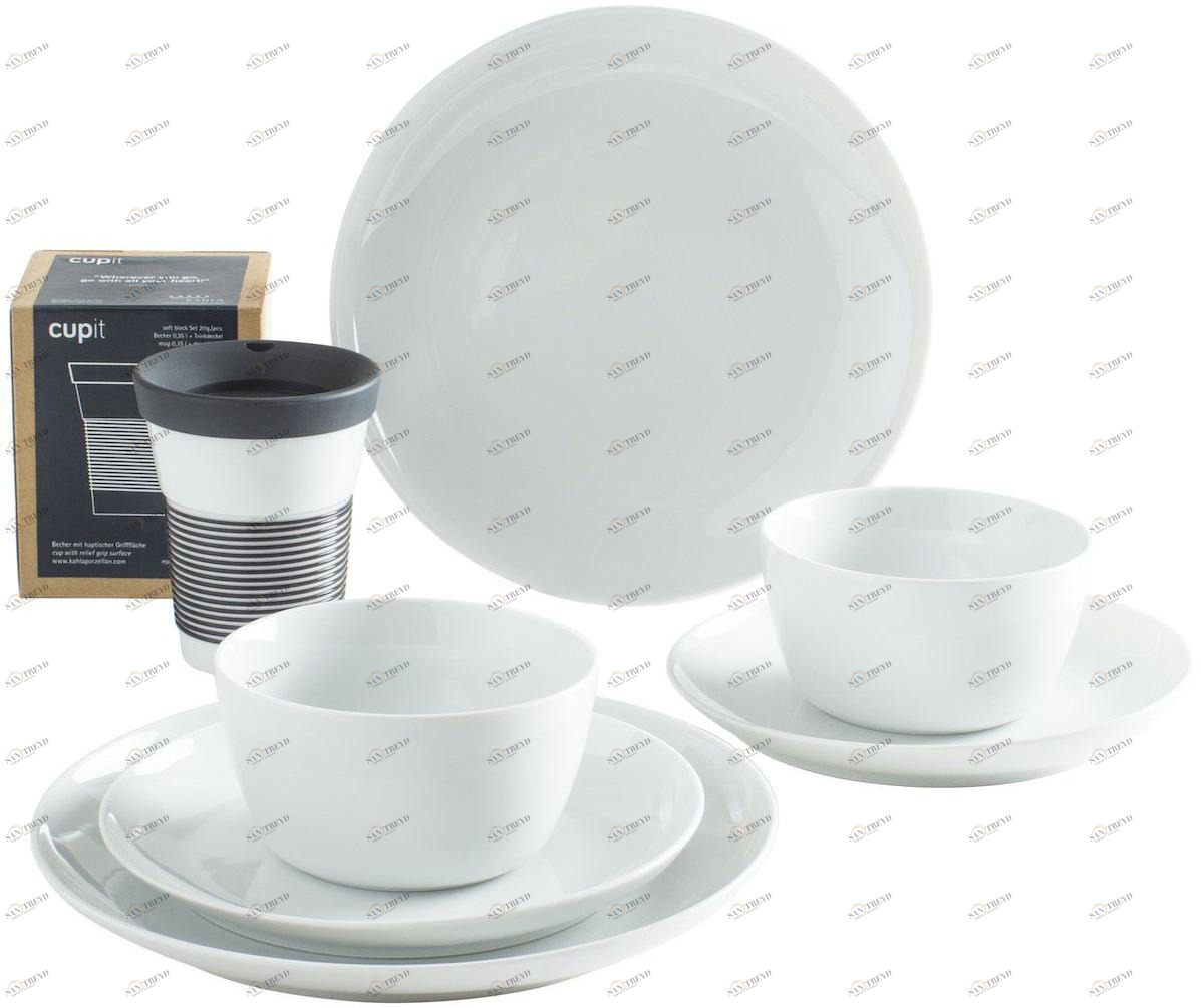 39G221A90039C MG Пяти чувств короткий набор 10tlg. белый Kahla-porzellan 